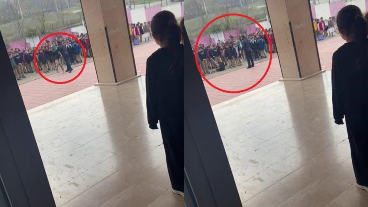 Bursa’da öğrencisini herkesin içinde darp eden okul müdürü görevden uzaklaştırıldı