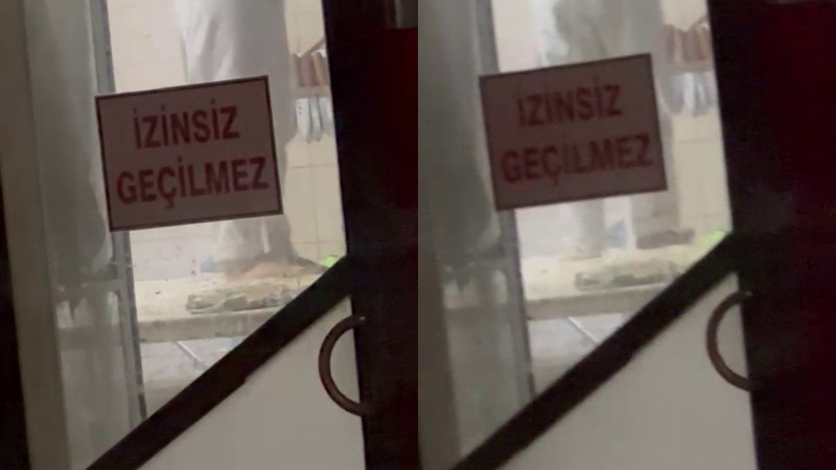 Sakarya'da infial yaratan görüntü! Tatlı hamurunu ayağıyla çiğnedi