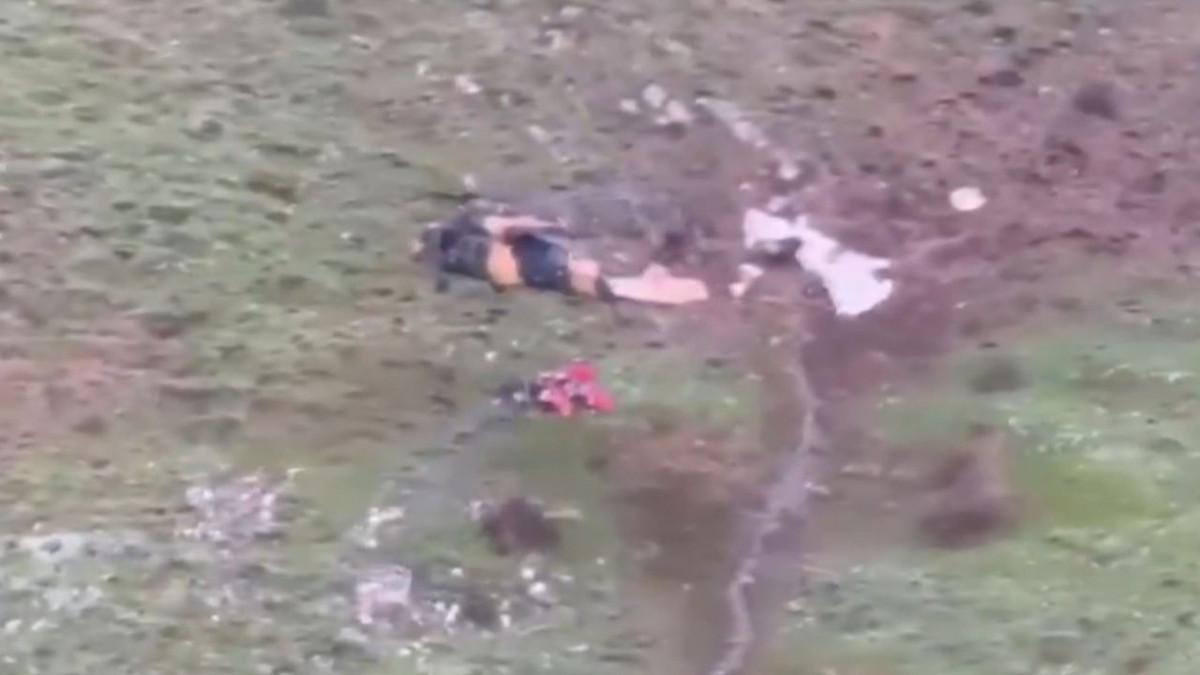 Dağda kalp krizi geçirdi; askeri helikopter ile kurtarıldı