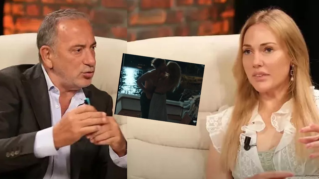 Fatih Altaylı Meryem Uzerliye yeni dizisindeki erotik sahnelerini sordu!  Çıplak sahnelerine babası....