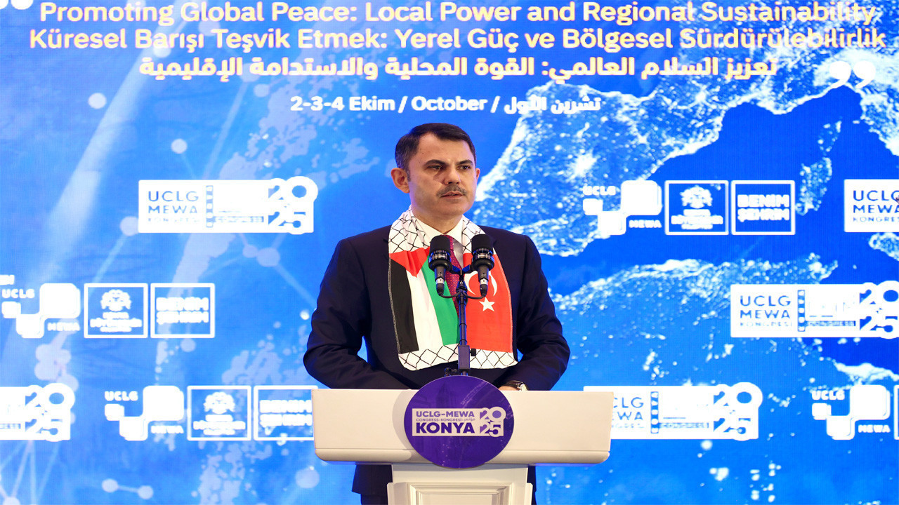 Bakan Murat Kurum: “İyilik kazanacak, insanlık kazanacak, Filistin kazanacak”