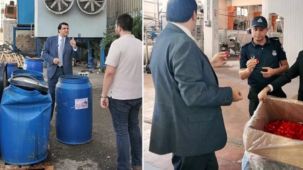 Gaziantep'te belediye başkanından fabrikaya şok baskın! Salçayı açınca deliye döndü: Sana sakız bile sattırmayacağım