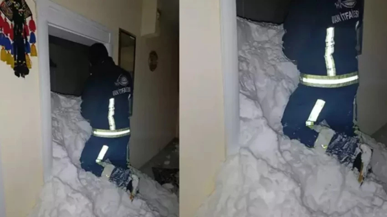 Van'da çığ felaketi! 1 kişi kayıp, 22 ev boşaltıldı