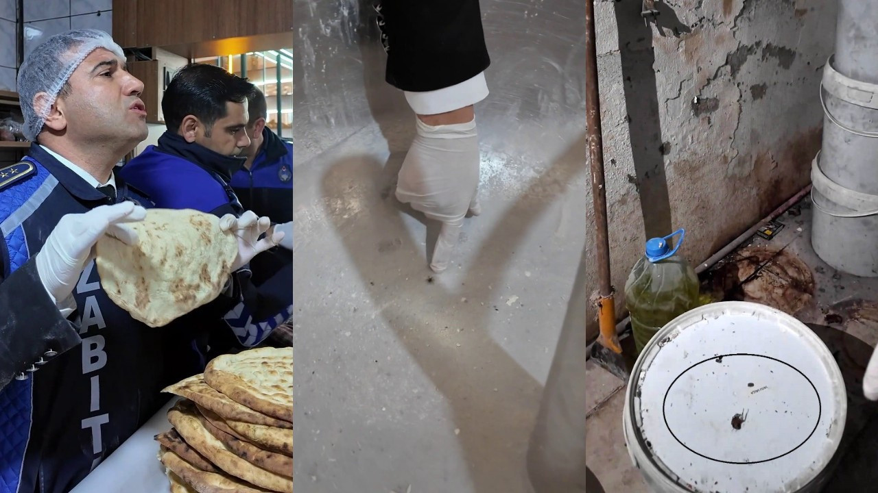Her gün ekmek aldığımız fırınlarda skandal görüntüler