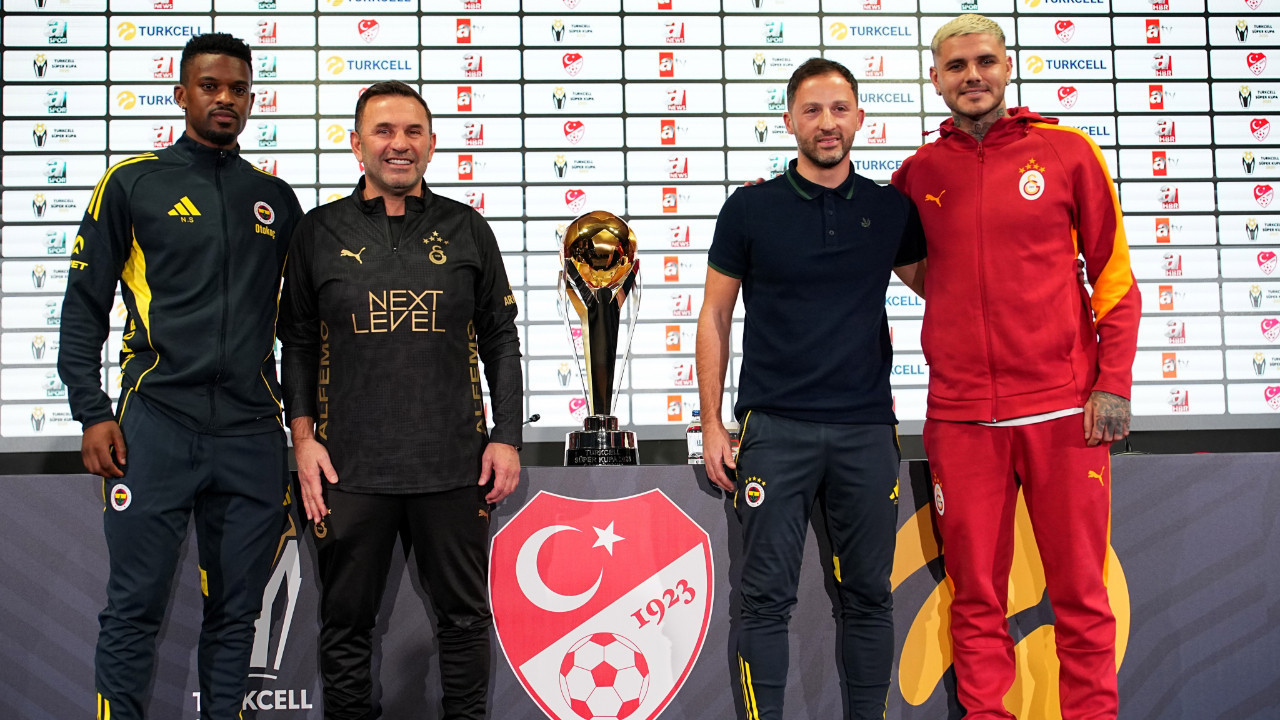 Dev maç öncesi Galatasaray ve Fenerbahçe'den ortak basın toplantısı