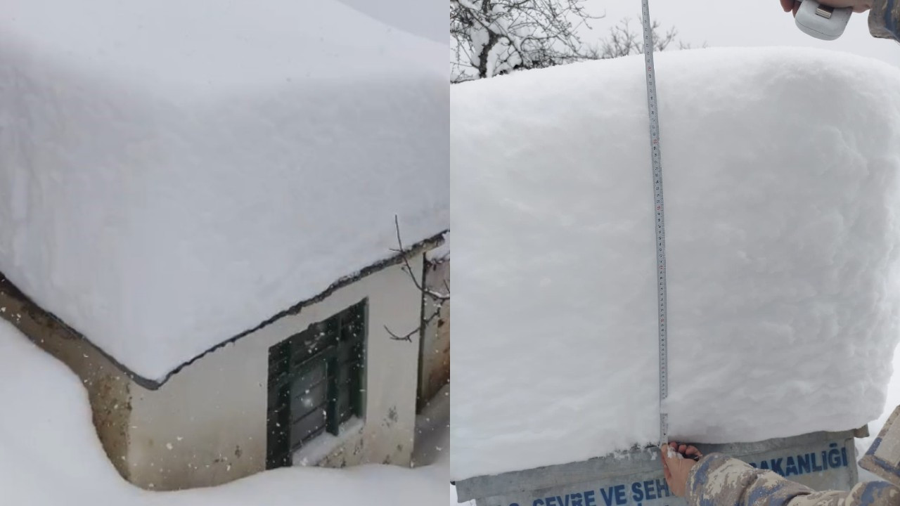 Gümüşhane’de yoğun kar yağışı sonrası yayınladığı videoyla yardım istedi