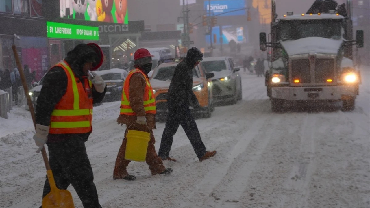 ABD'yi kar fırtınası vurdu