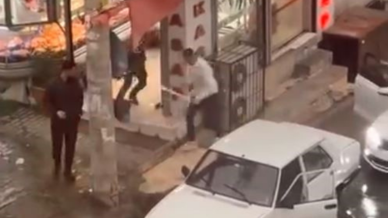 Trafikte tartıştığı sürücüyü döner bıçağıyla kovaladı