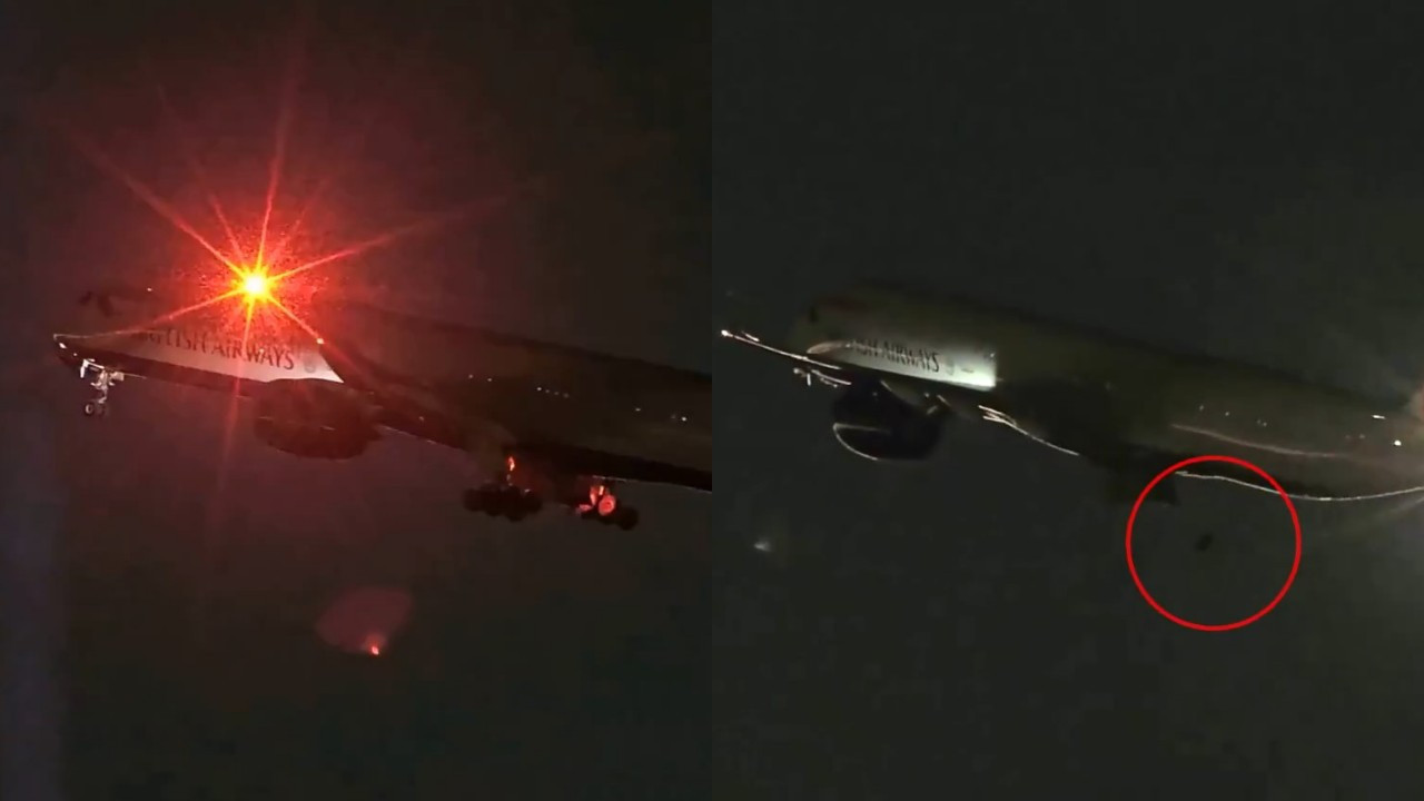 ABD’de yolcu uçağının kalkış sırasında tekerleği düştü