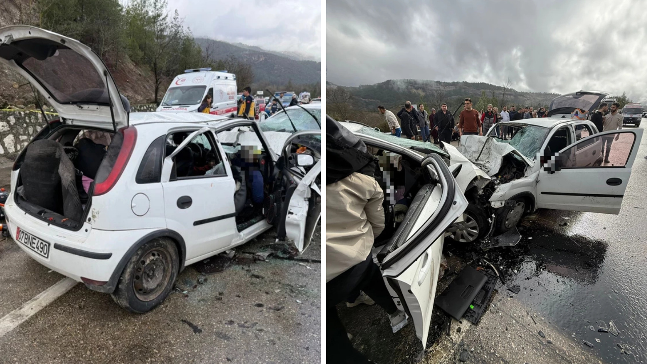 Antalya-Isparta kara yolunda korkunç kaza: 7 kişi hayatını kaybetti