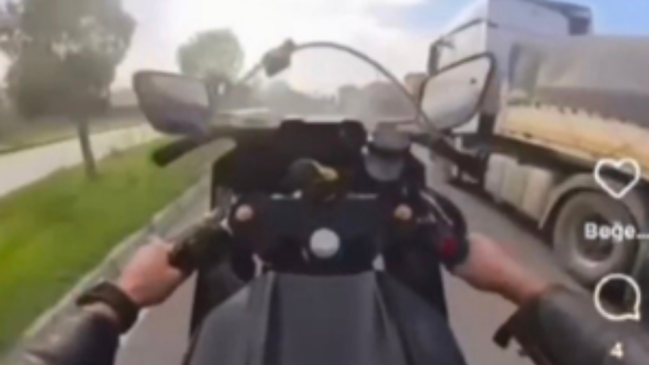 Düzce'de jandarmadan kaçan motosiklet sürücüsü yakalandı