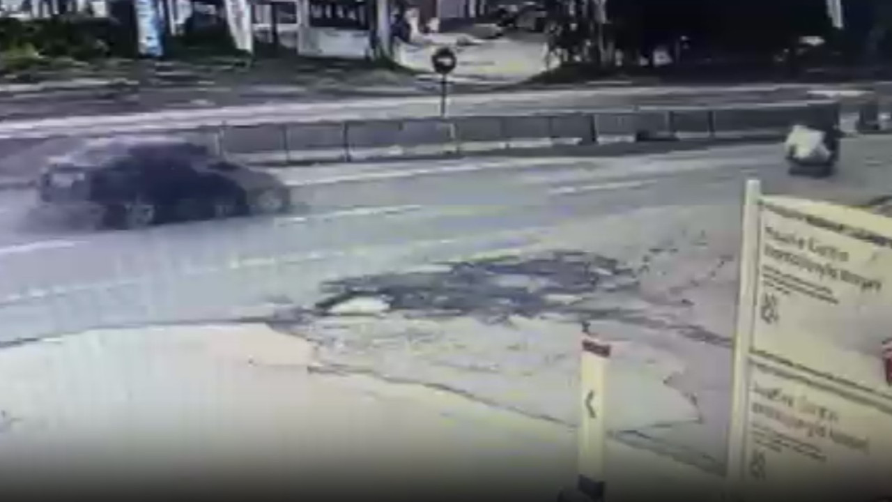 Ehliyetsiz sürücü, otomobiliyle bisikletliyi ezdi