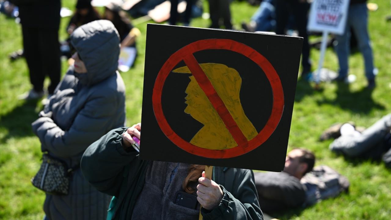 ABD'de milyonlarca kişi, Trump yönetimine karşı "Krallara Hayır" protestosu düzenledi