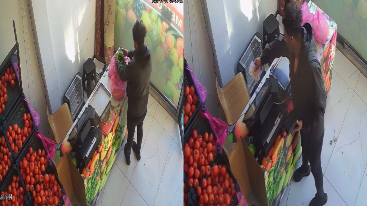 Kasada kimse yokken alışverişini yaptı, parasını bırakıp gitti