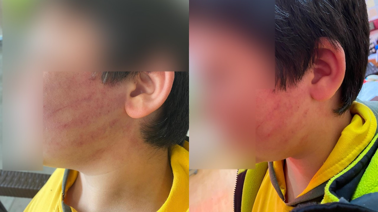 İlkokul öğrencilerinin sıra tartışmasında okula gelen baba, anne ve babaanne 2 çocuğu darp etti