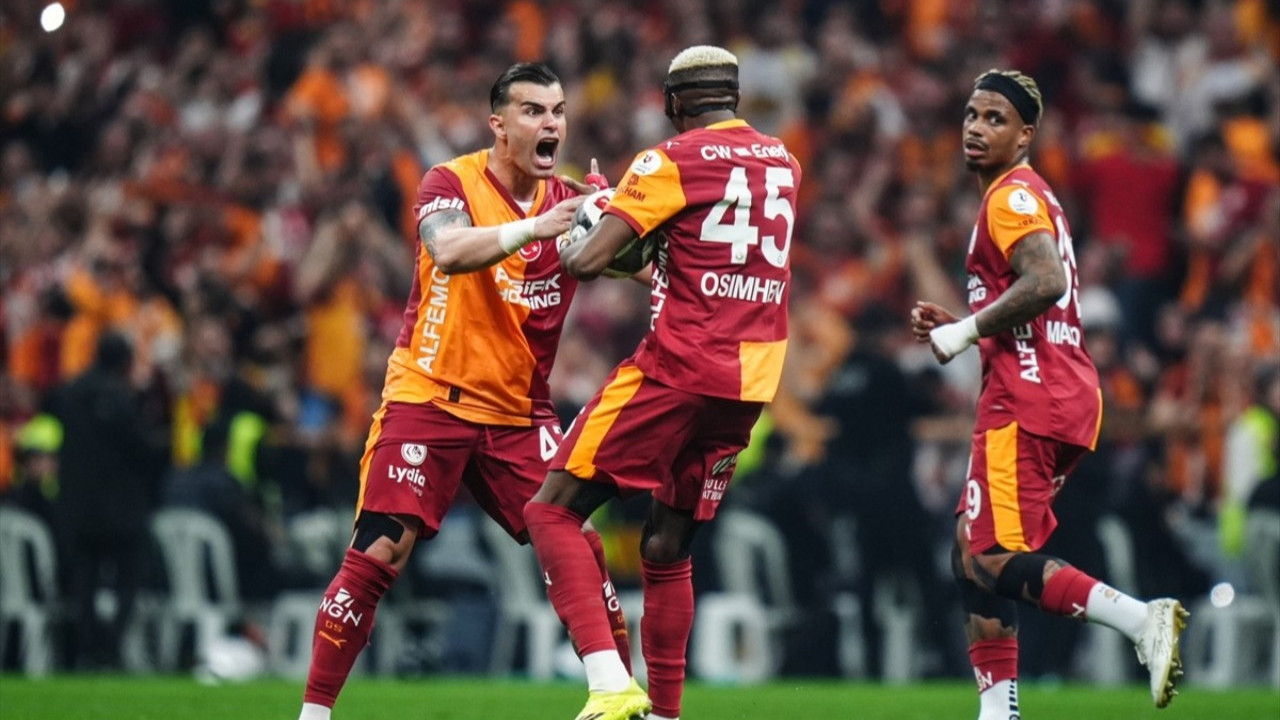 Süper Lig'de şampiyon Galatasaray! 4 yıl üst üste