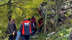 Kırklareli'de kamyon şarampole devrildi; 1 ölü, 1 yaralı