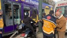 SON DAKİKA: İstanbul Kabataş'ta tramvay kazası! Yaralılar var