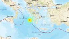 Yunanistan'da 4,9 büyüklüğünde deprem