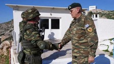 Konstantinos Floros Türk karasularına ait Keçi Adası'na gitti: Tetikte ve hazırlıklıyız