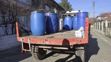 Tekirdağ'da 1 ton sahte içki ele geçirildi