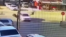Kask hayat kurtardı!