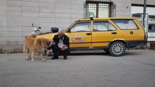 Her gün taksinin yolunu dört gözle bekliyorlar