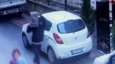 Ümraniye’de kombi hırsızlığı kamerada