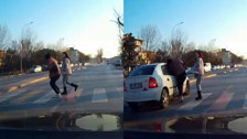 Yaya geçidine aldırmayan hatalı sürücü çarptığı gence bir kere bile bakmadan kaçtı
