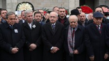 CHP lideri Kemal Kılıçdaroğlu dayısı Ali Gündüz'ü son yolculuğuna uğurladı