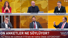 Optimar Araştırma sahibi Hilmi Daşdemir ile Gezici Araştırma Şirketi sahibi Murat Gezici canlı yayında birbirine girdi