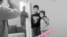 Türk asker 7 ay sonra çocuklarına kavuştu! İşte o anlar