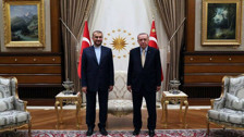 Cumhurbaşkanı Recep Tayyip Erdoğan, İran Dışişleri Bakanı Hüseyin Emir Abdullahiyan'ı kabul etti