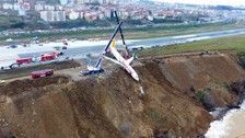 Trabzon'da pistten çıkan Pegasus uçağı büyük panik yaratmıştı! Uçağın pilotu yardımcısını suçlu buldu
