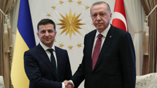 Cumhurbaşkanı Recep Tayyip Erdoğan, Ukrayna Devlet Başkanı Volodimir Zelenskiy ile görüştü
