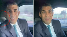 İngiltere Başbakanı Rishi Sunak'ın sosyal medya hesabından kemersiz olarak paylaştığı videosu viral olurken Lancashire kenti polisi olaya kayıtsız kalmadı