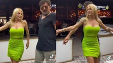 Çılgın dondurmacının sarışın kadınla dansı binlerce izlenme aldı! İşte Çılgın Dondurmacı'nın yeşil elbiseli kadınla sosyal medyanın gündemine oturan dansı