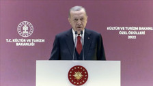 Cumhurbaşkanı Erdoğan'dan Kültür ve Turizm Bakanlığı 2022 Özel Ödülleri Töreni'nde açıklamalar