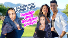 Ronaldo'nun eşi Georgina Rodriguez Arabistan'da parlıyor! O fotoğraflar dikkat çekti...