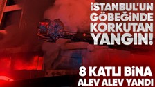 Şişli'de 8 katlı binada yangın! Dumanlar gökyüzünü kapladı, ekipler seferber oldu