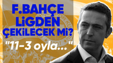 SON DAKİKA! Fenerbahçe ligden çekilecek mi? Başkan Ali Koç'tan çarpıcı açıklamalar