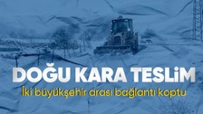 Türkiye'nin Doğusu bu sabahtan itibaren etkili olan kara teslim oldu! Şanlıurfa - Diyarbakır yolu ulaşıma kapandı