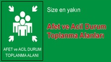 Deprem toplanma alanları nerede?