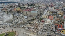 SON DAKİKA DEPREM HABERİ: Harita depremin şiddetini gösterdi: Kahramanmaraş'taki 7,7 şiddetindeki deprem, Suriye, Mısır, Lübnan, KKTC ve Irak'ta da hissedildi