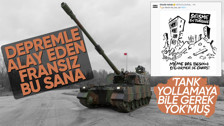 Fransız Charlie Hebdo Dergisi'nden skandal deprem paylaşımı! "Tank göndermeye bile gerek yok"