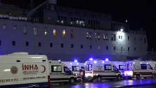 Hatay’da yaralılar TCG İskenderun gemisiyle tahliye ediliyor