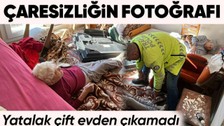 Hatay'da meydana gelen depremde hasar gören evlerinde mahsur kalan yatalak çift 50 saatin sonunda kurtarıldı