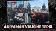Adıyaman'da depremzedeler Vali Mahmut Çuhadar'a tepki gösterdi