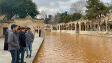 Kahramanmaraş'taki deprem Şanlıurfa Balıklıgöl'ün suyunun rengini değiştirdi