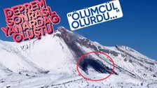 Kahramanmaraş'ta deprem sonrası dağ yanmaya başladı! Göksun Büyükkızılcık köyünde...